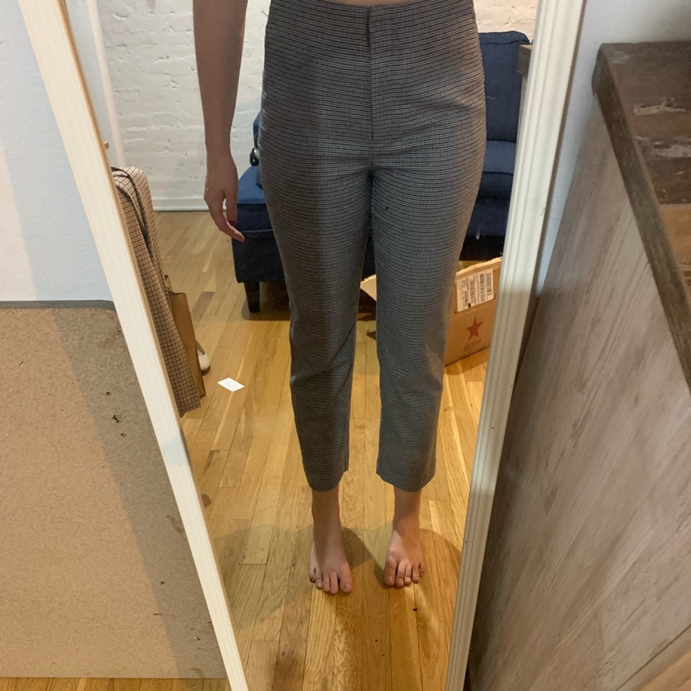 NWT Loft plaid ankle pants - size 6